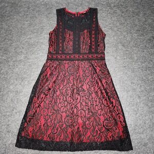 Disney Pixar Coco Red Black Lace Gothic Whimsigoth Vampiress Dress Small